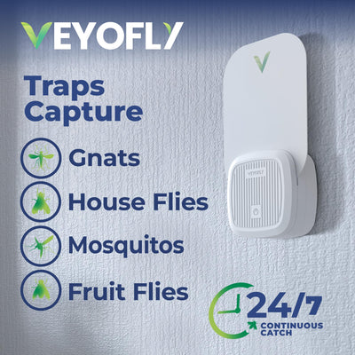 VEYOFLY glue card closeup revealing sticky surface and capture detail
