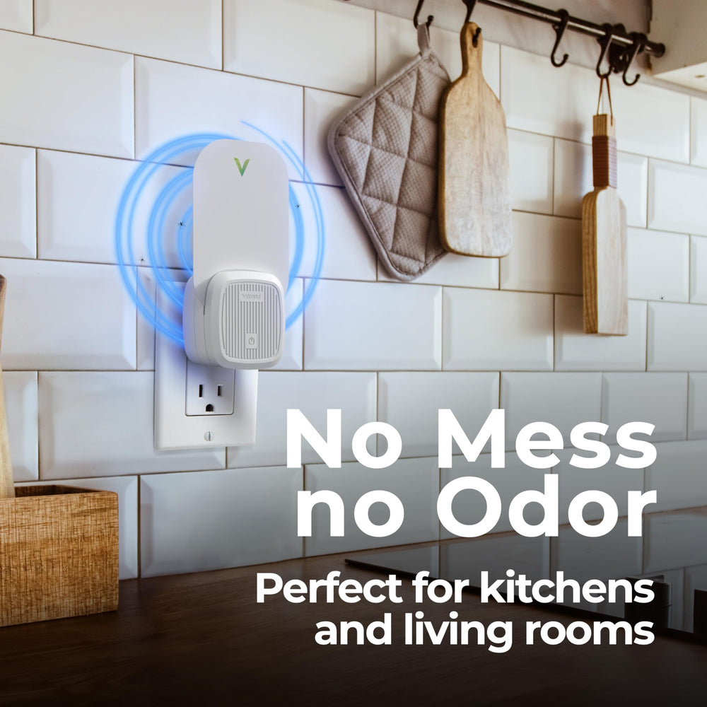 VEYOFLY size comparison next to common household items for scale