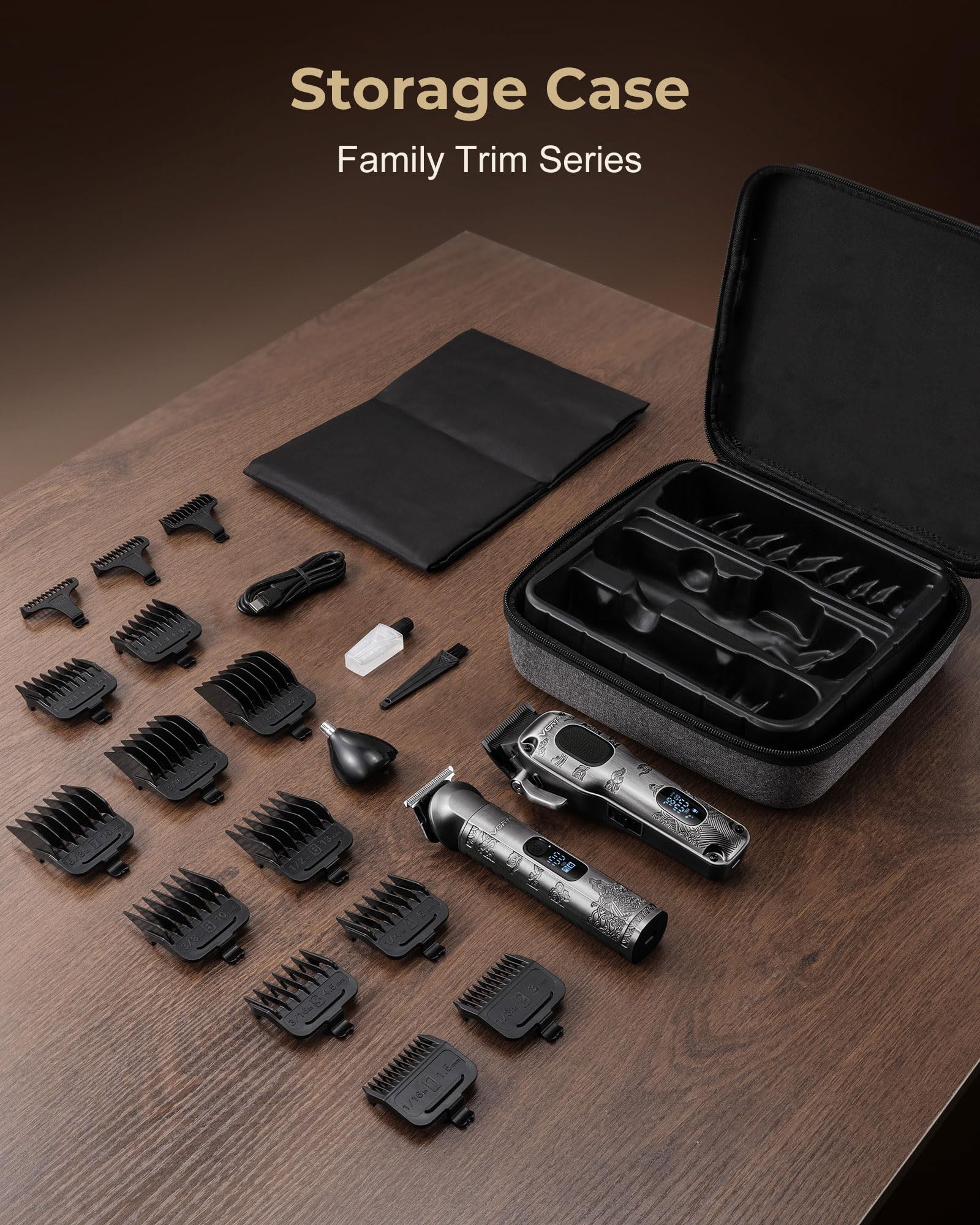 VGRPRO todos los accesorios del kit organizados, fácil almacenamiento y regalo