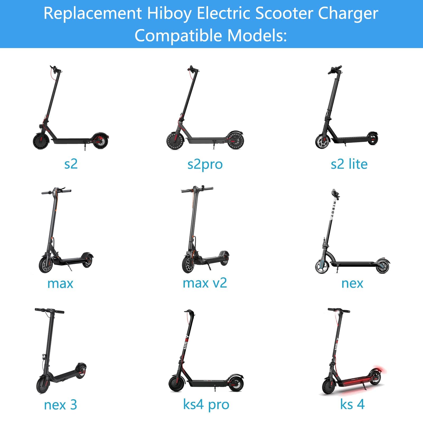 vhbw cable de 3 metros extendido junto a patinete, alcance cómodo