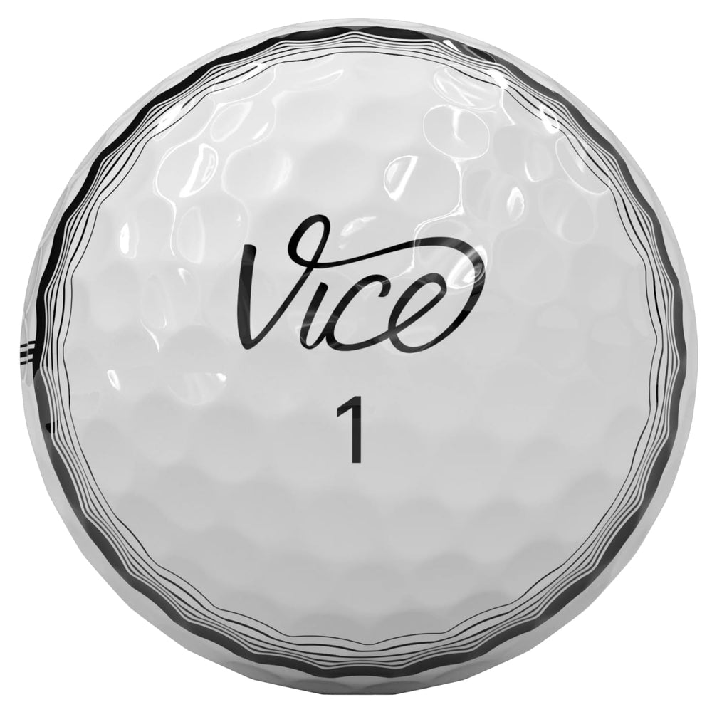 Vice Golf close-up of tracer lines highlighting instant roll feedback
