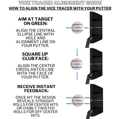 Vice Golf urethane cover texture close-up for improved greenside feel