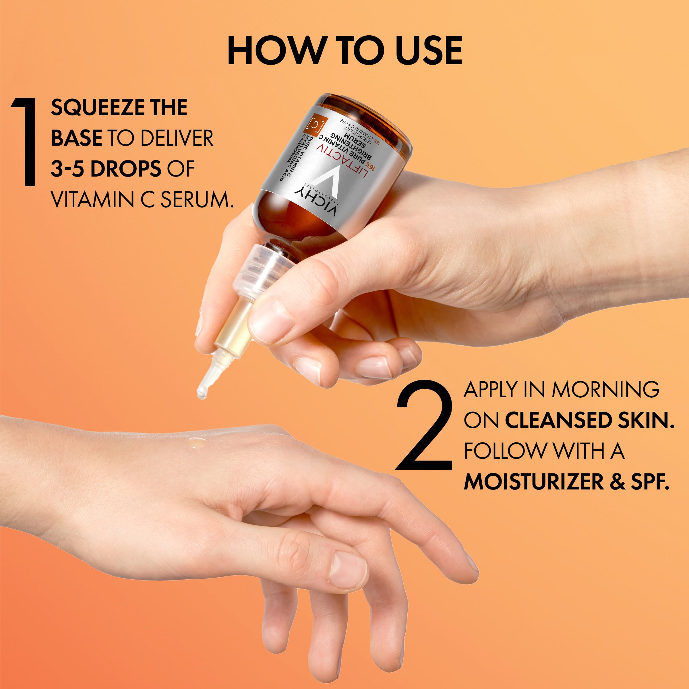 VICHY etiqueta con ingredientes clave para transparencia y confianza