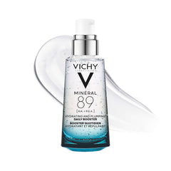 VICHY front bottle showing label and 1.7oz size benefit of clear hydration