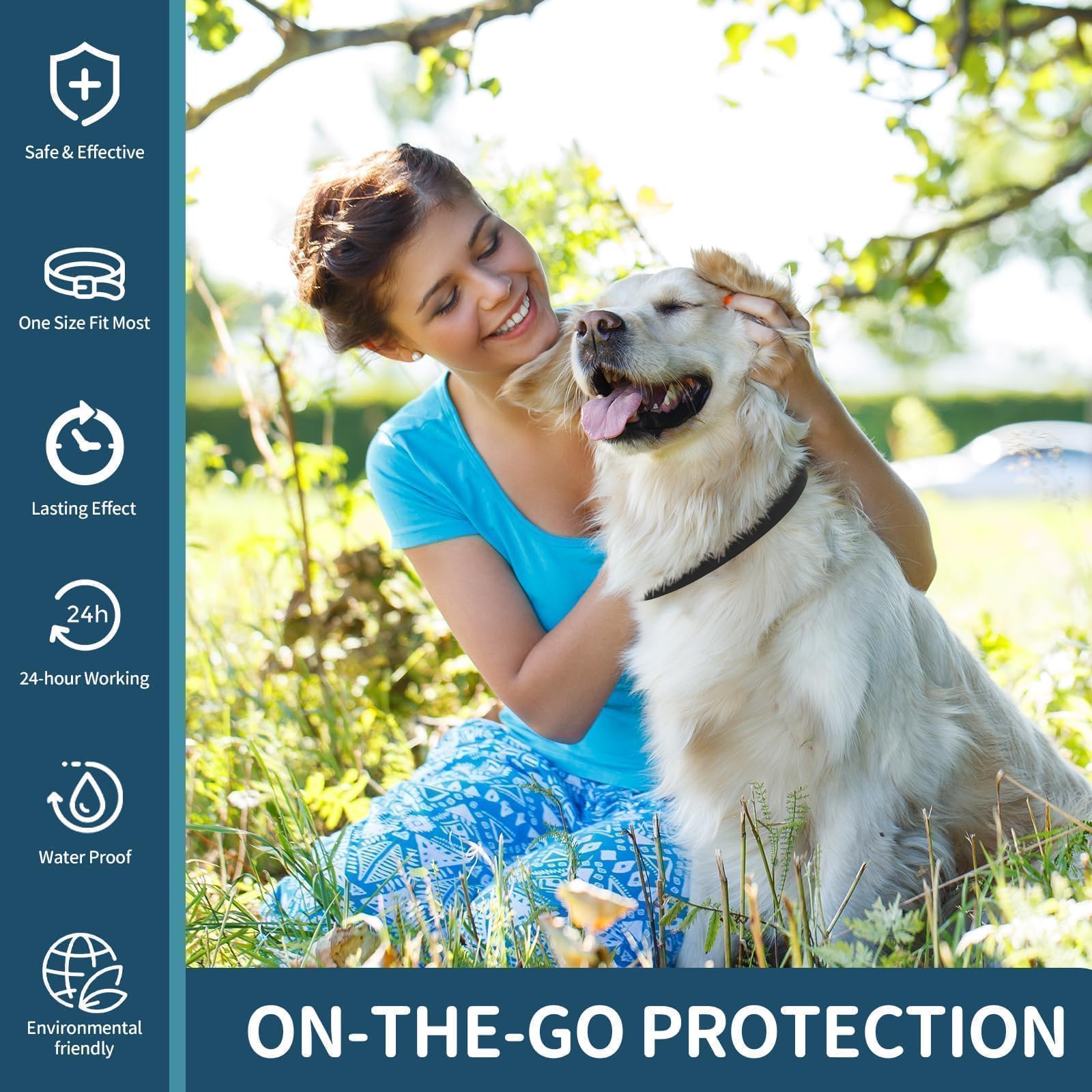 VICSOM pack de cuatro collares con 32 meses de protección total