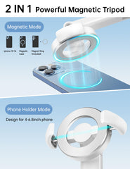 Victiv close-up of magnetic mount holding phone securely with fast attach benefit