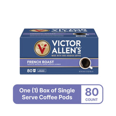 Victor Allen's brewed coffee in cup showing rich color and smooth crema