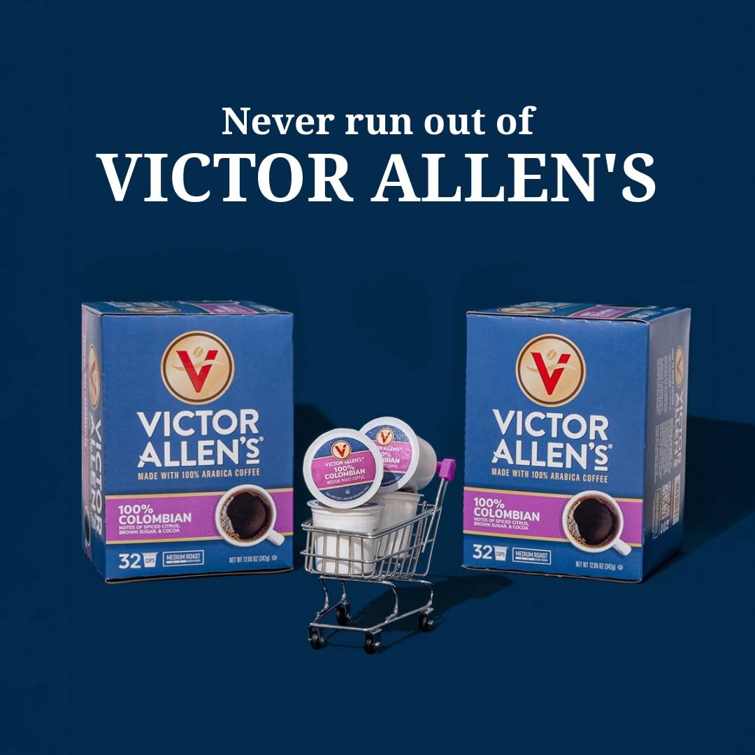 Victor Allen's Coffee cup in a kitchen setting showing convenience and everyday enjoyment
