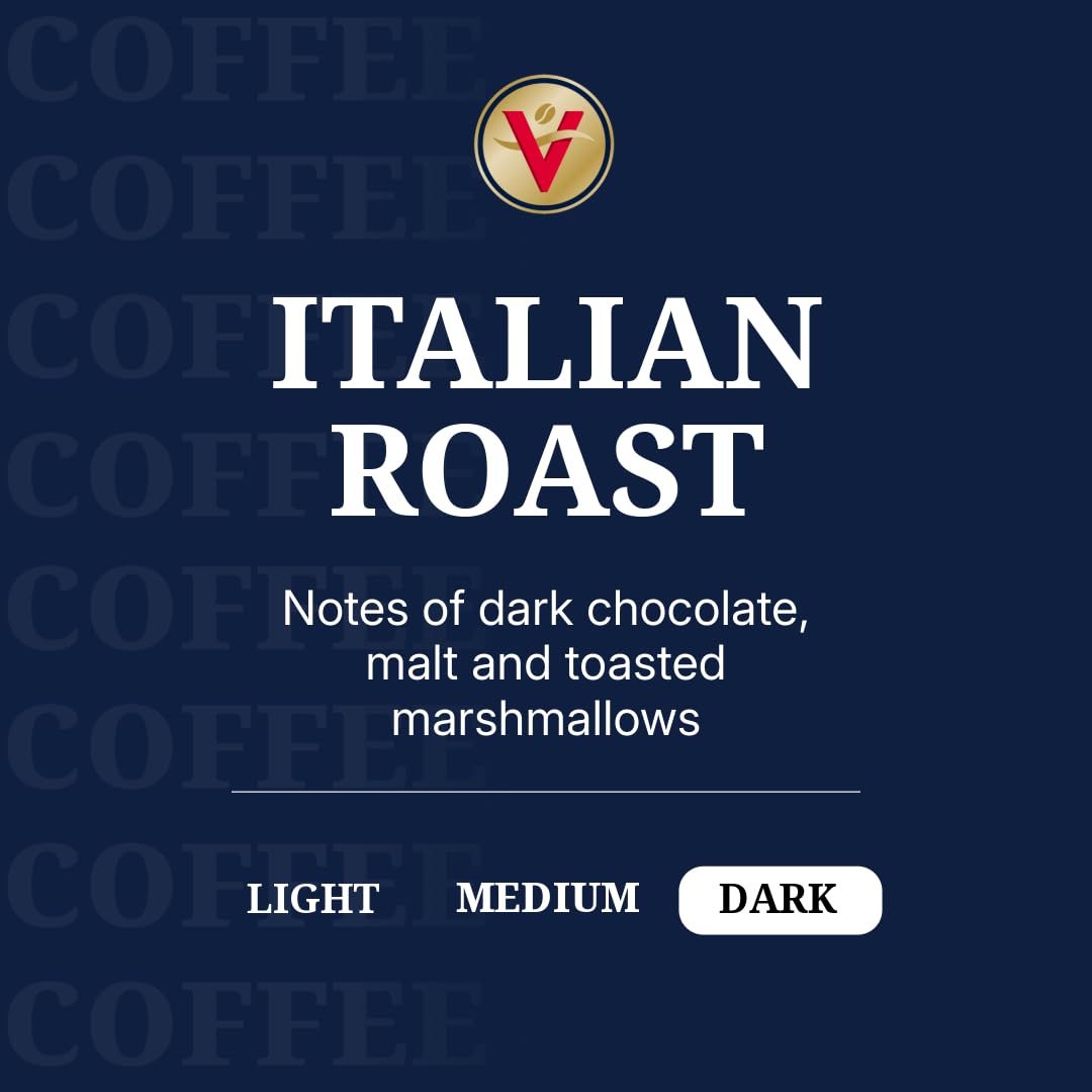 Victor Allen's Coffee pod close-up showing foil top and roast detail for freshness