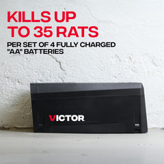 Victor bait compartment open displaying bait placement for effective attraction