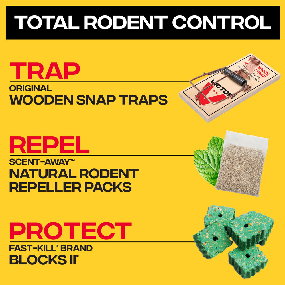 Victor product label close-up showing directions and safe-use information