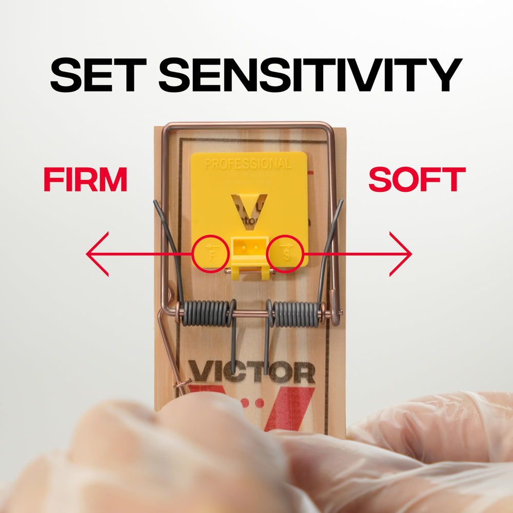 Victor control de sensibilidad Firm y Sensitive para ajuste rápido