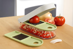 VIDALIA CHOP WIZARD 2-cup container with measurements for easy portioning
