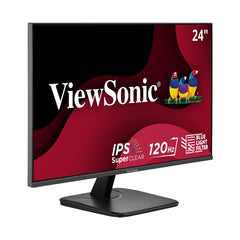 ViewSonic VA2456A-MHD front view showing crisp display and slim bezels for clear visuals