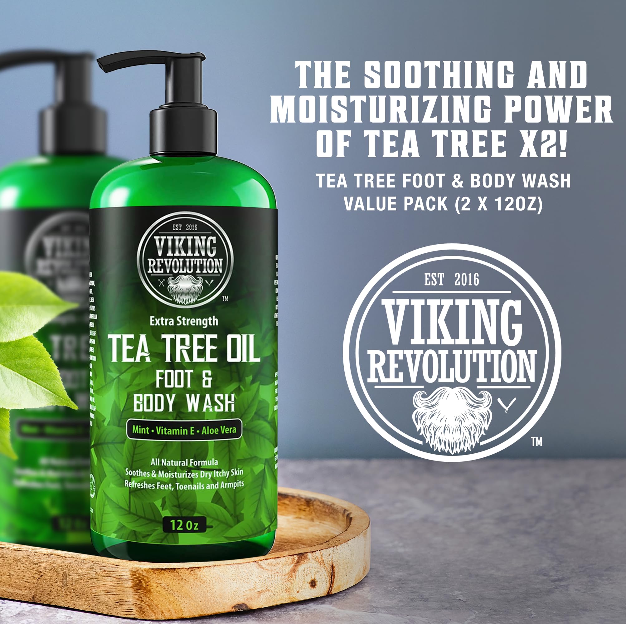 Viking Revolution detalle de la etiqueta con información de ingredientes clave