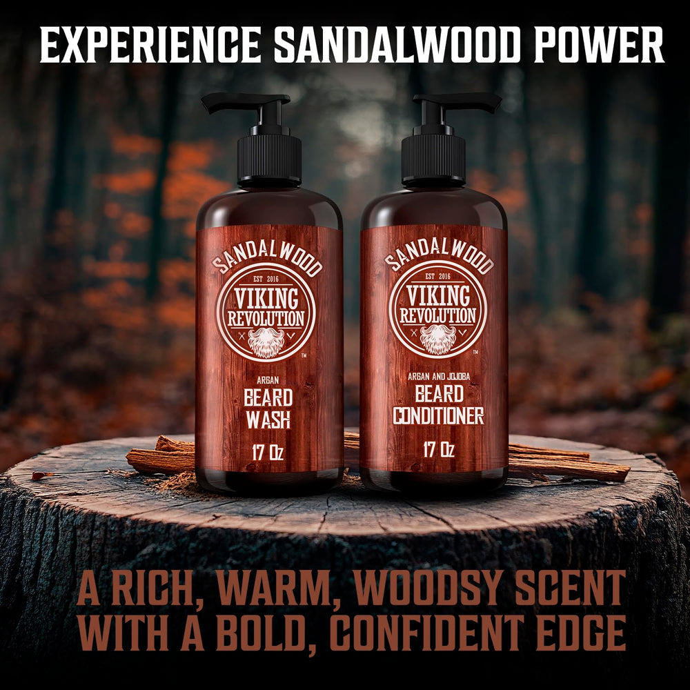 Viking Revolution sandalwood set in bathroom lifestyle for daily routine