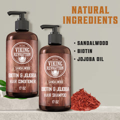 Viking Revolution shampoo lather texture demonstrating gentle cleansing and hydration