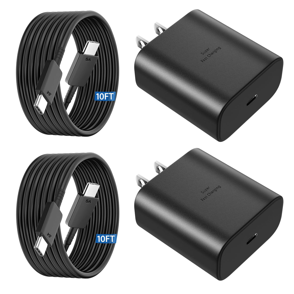 Vilive adaptador 45W frontal mostrando puerto USB-C y potencia