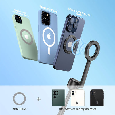 vimitty rechargeable remote stored in handle for convenient remote shooting