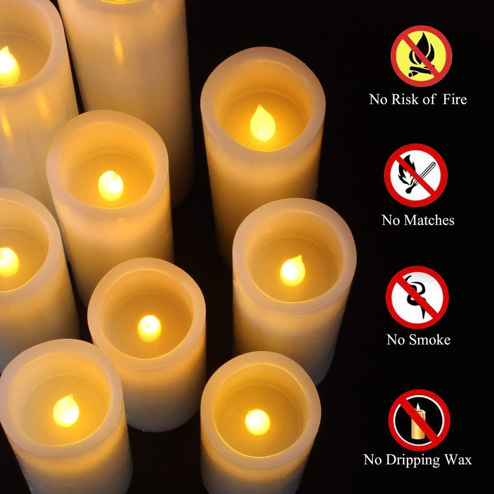 Vinkor candles on dining table styling illustrating safe ambiance for events