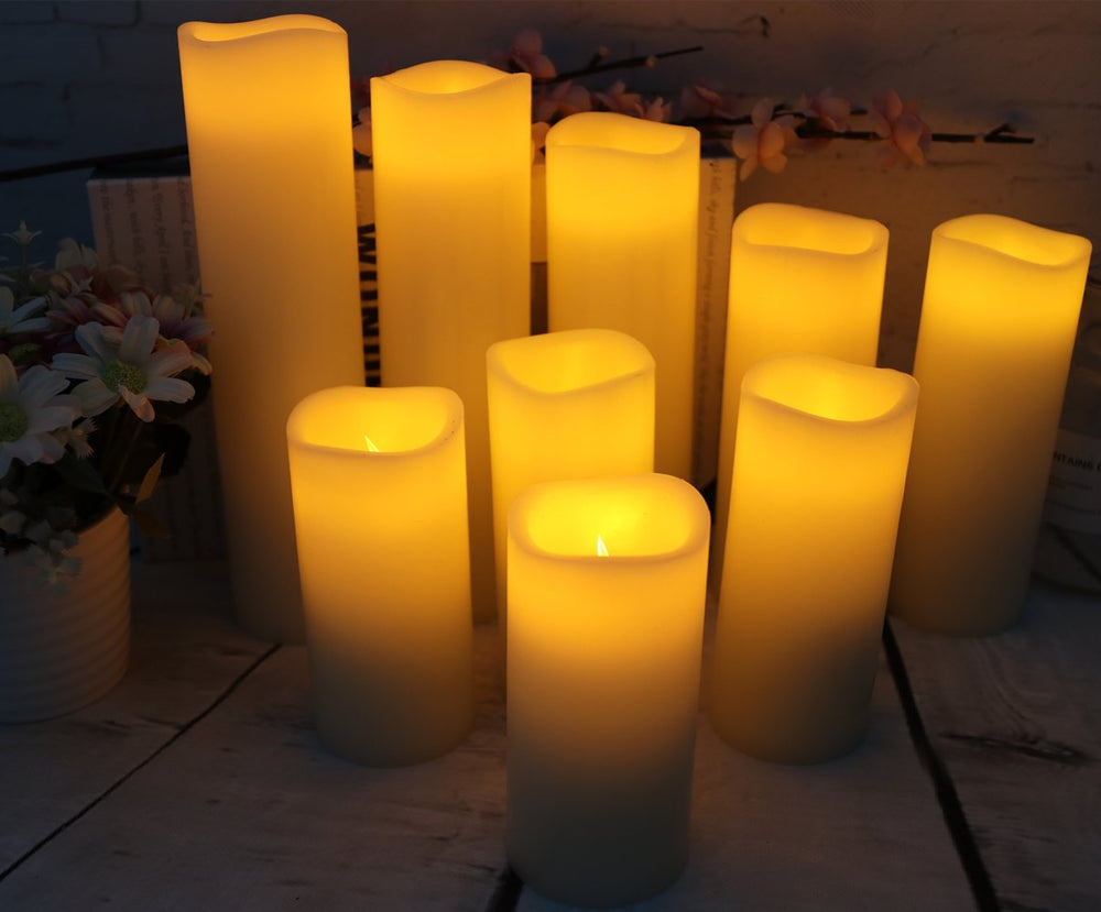 Vinkor LED flame closeup demonstrating lifelike flicker and warm ambience