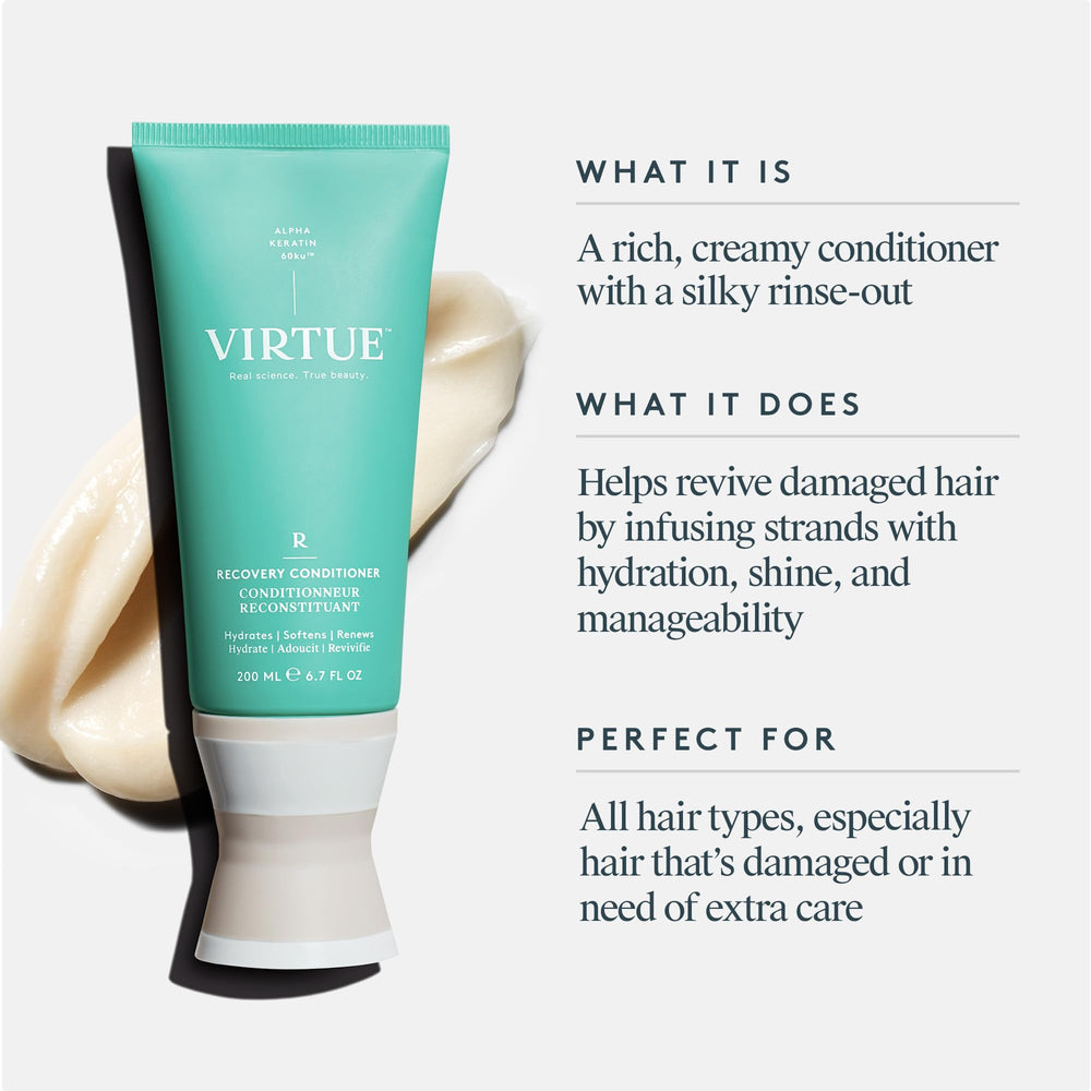 VIRTUE textura cremosa del acondicionador para desenredar fácil