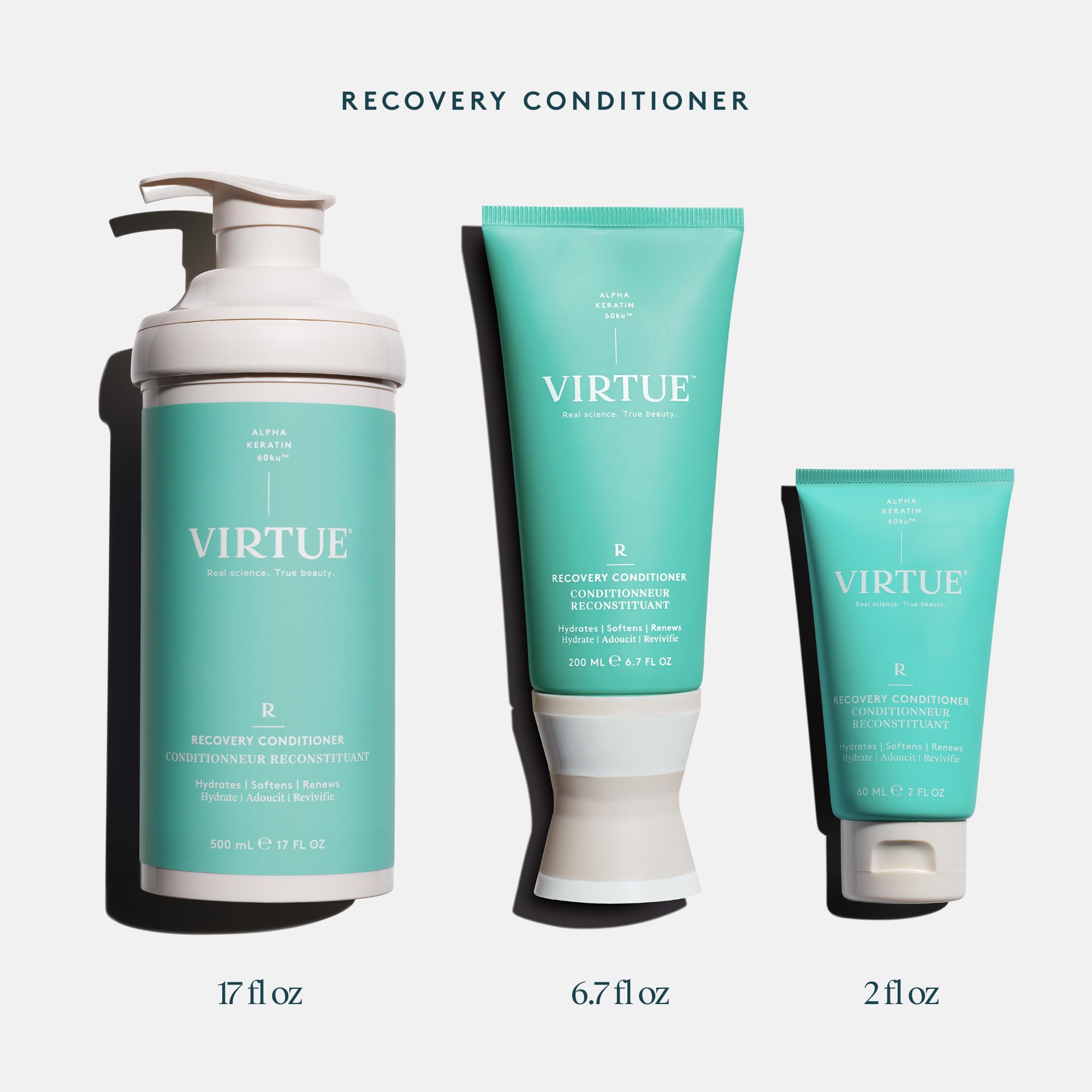 VIRTUE aplicando acondicionador en cabello húmedo para suavizar