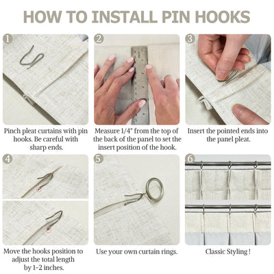 Vision Home detalle de los pliegues pinch pleat que aportan caída uniforme y estilo sofisticado