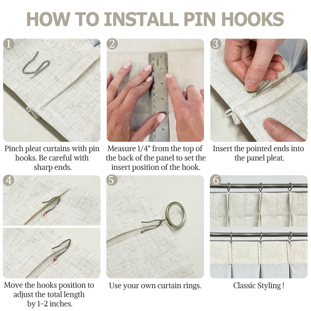 Vision Home detalle de los pliegues pinch pleat que aportan caída uniforme y estilo sofisticado