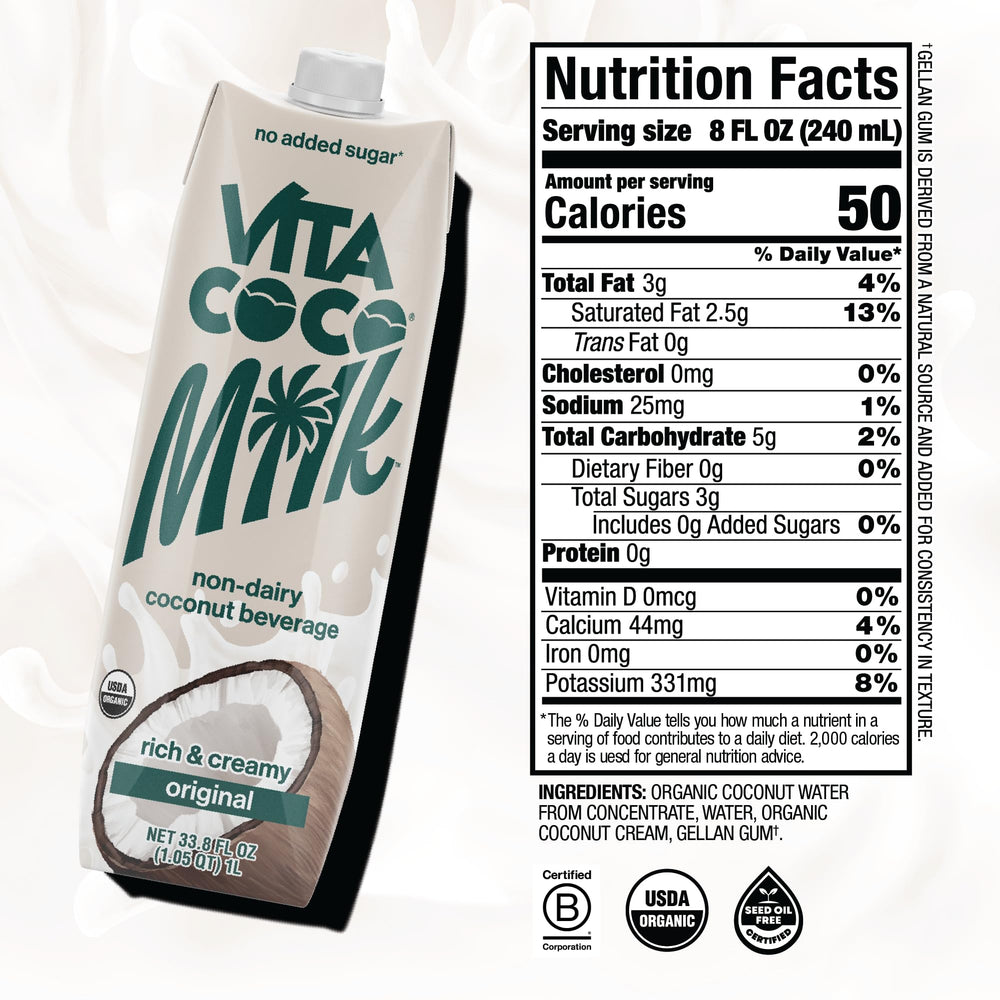 Vita Coco en encimera de cocina sugeriendo uso diario y conveniencia