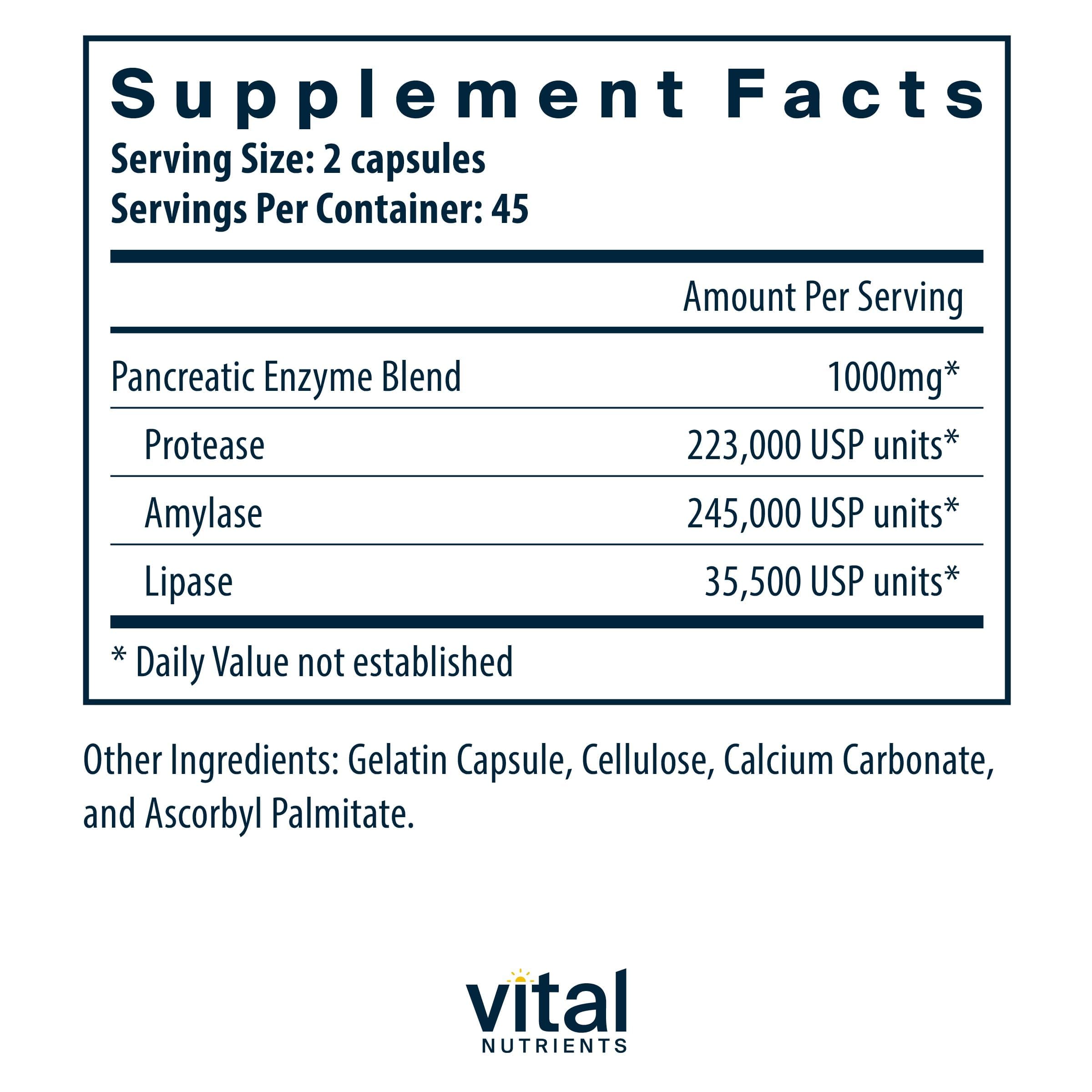 Vital Nutrients detalle de cápsula para ver textura y facilidad de ingestión
