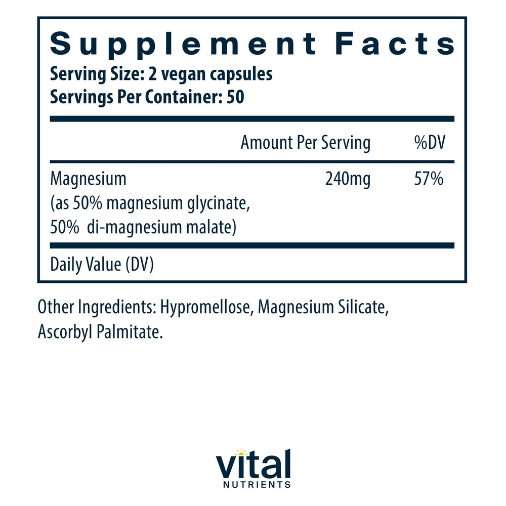 Vital Nutrients primer plano de cápsulas mostrando textura y absorción suave