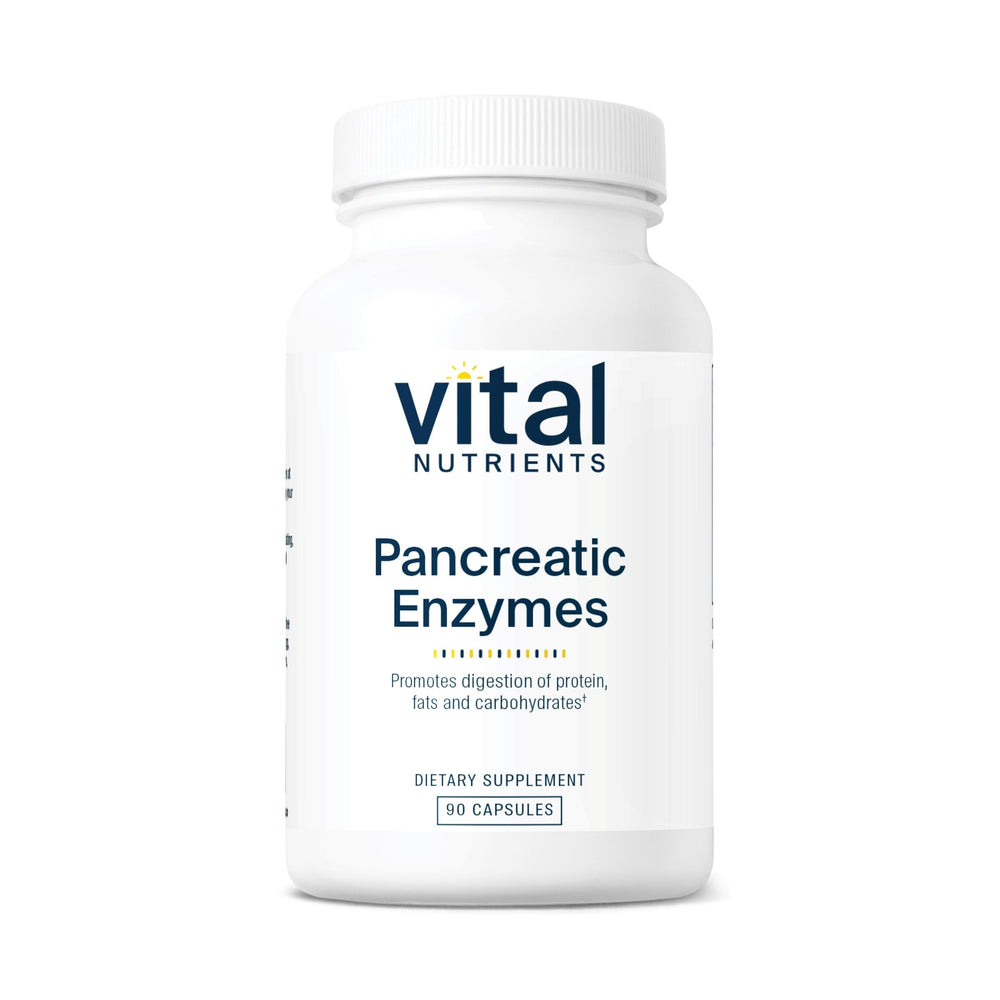 Vital Nutrients frente del envase mostrando diseño y cantidad, transmite confianza