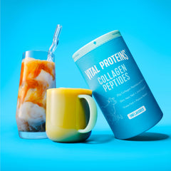 Vital Proteins cierre y etiqueta legible que transmite confianza
