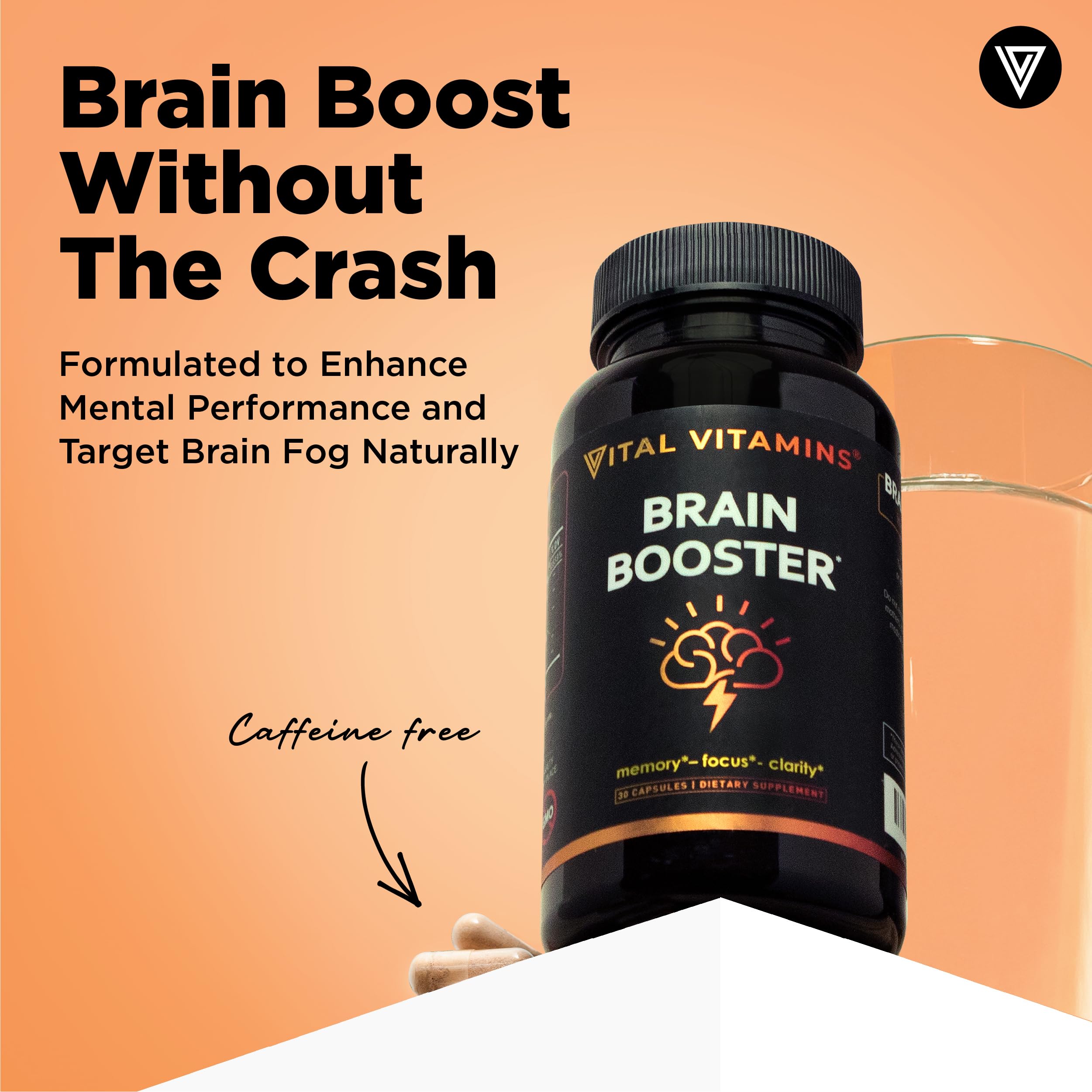 Vital Vitamins bottle close-up highlighting clear labeling and ingredient transparency