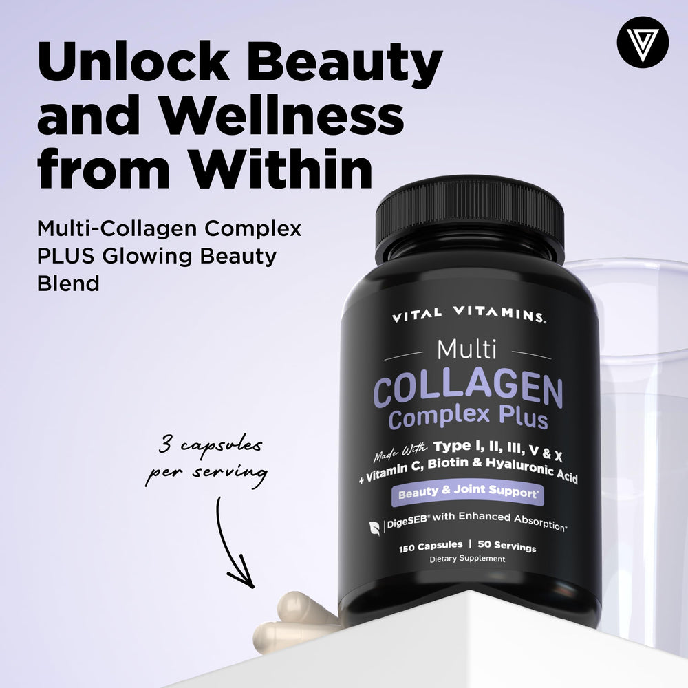 Vital Vitamins capsule close-up highlighting smooth texture and easy swallowing