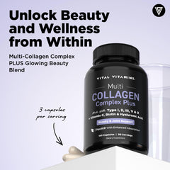 Vital Vitamins capsule close-up highlighting smooth texture and easy swallowing