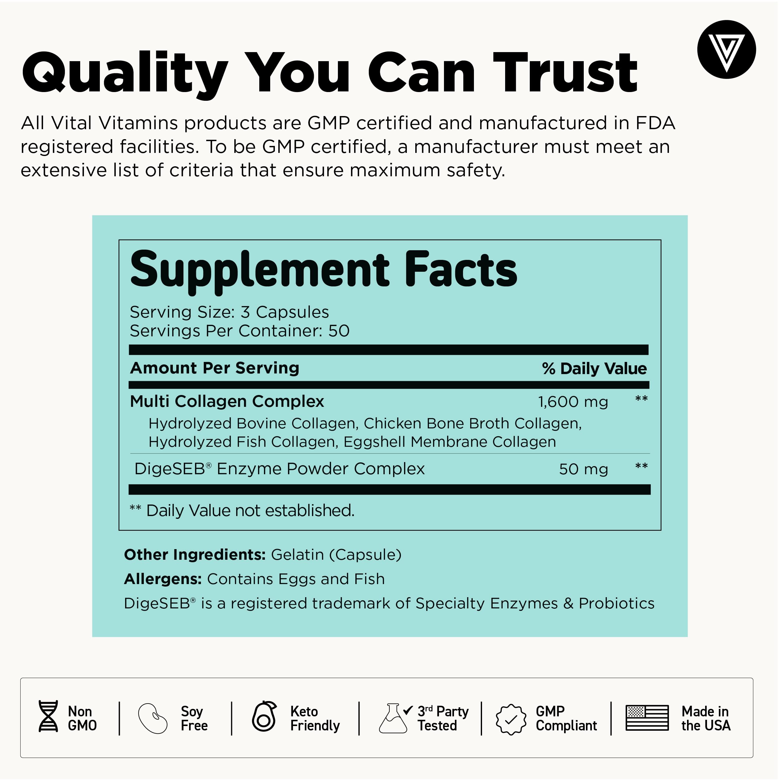 Vital Vitamins cápsulas en rutina de cuidado personal práctico y rápido