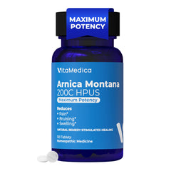 VitaMedica envase frontal que muestra Arnica Montana 200C y beneficio recuperación