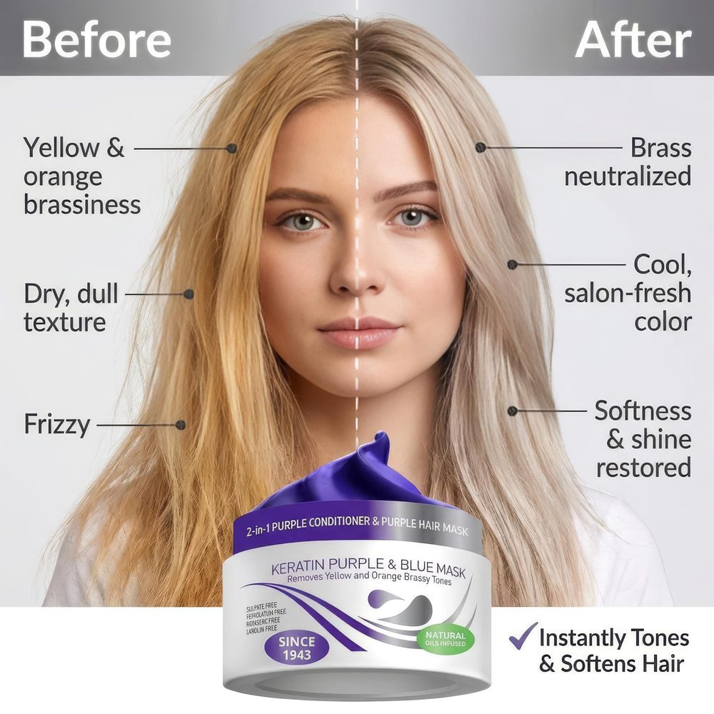 VITAMINS aplicando mascarilla en cabello húmedo para neutralizar brillos indeseados
