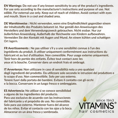 VITAMINS mascarilla en baño estilo de vida para uso doméstico profesional