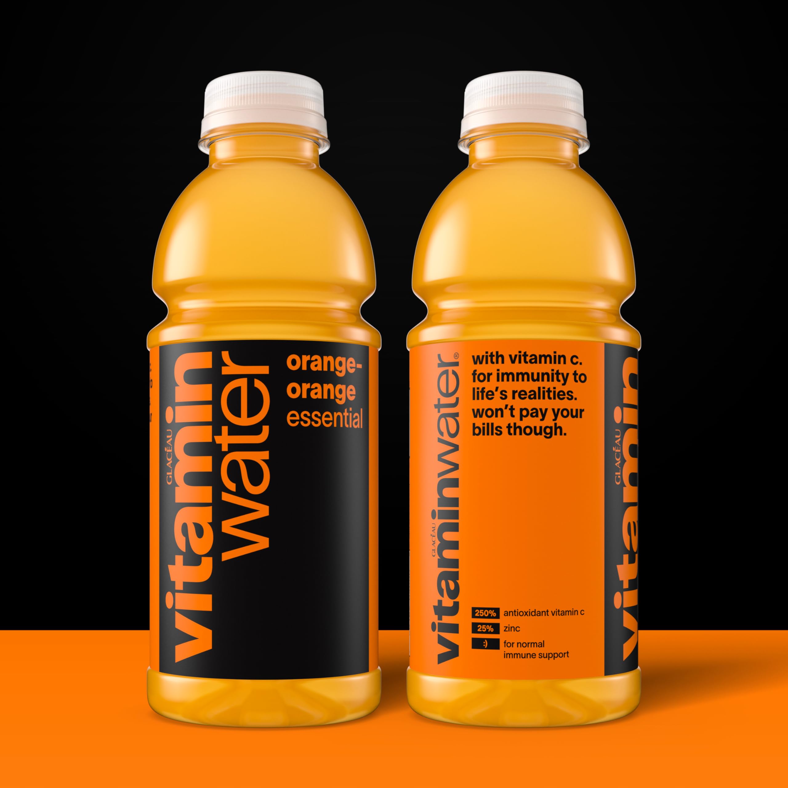vitaminwater etiqueta y detalles nutricionales legibles, confirma vitaminas incluidas