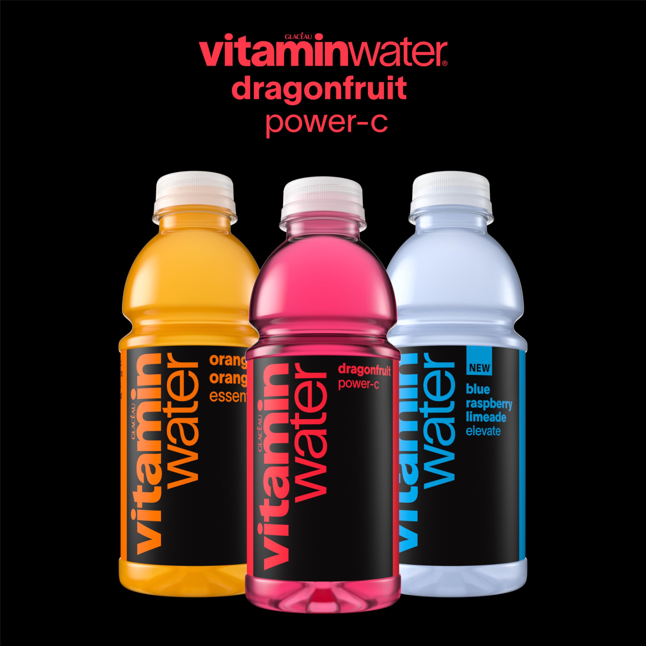 vitaminwater botellas en nevera estilo vida para consumo inmediato