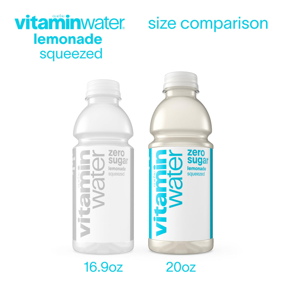 vitaminwater botellas en refrigerador listas para beber y mantener frías