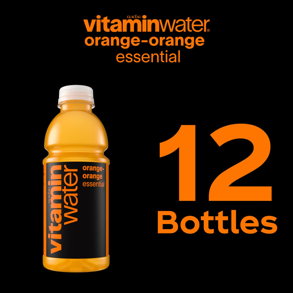 vitaminwater pack de 12 botellas en caja listo para almacenamiento y uso frecuente