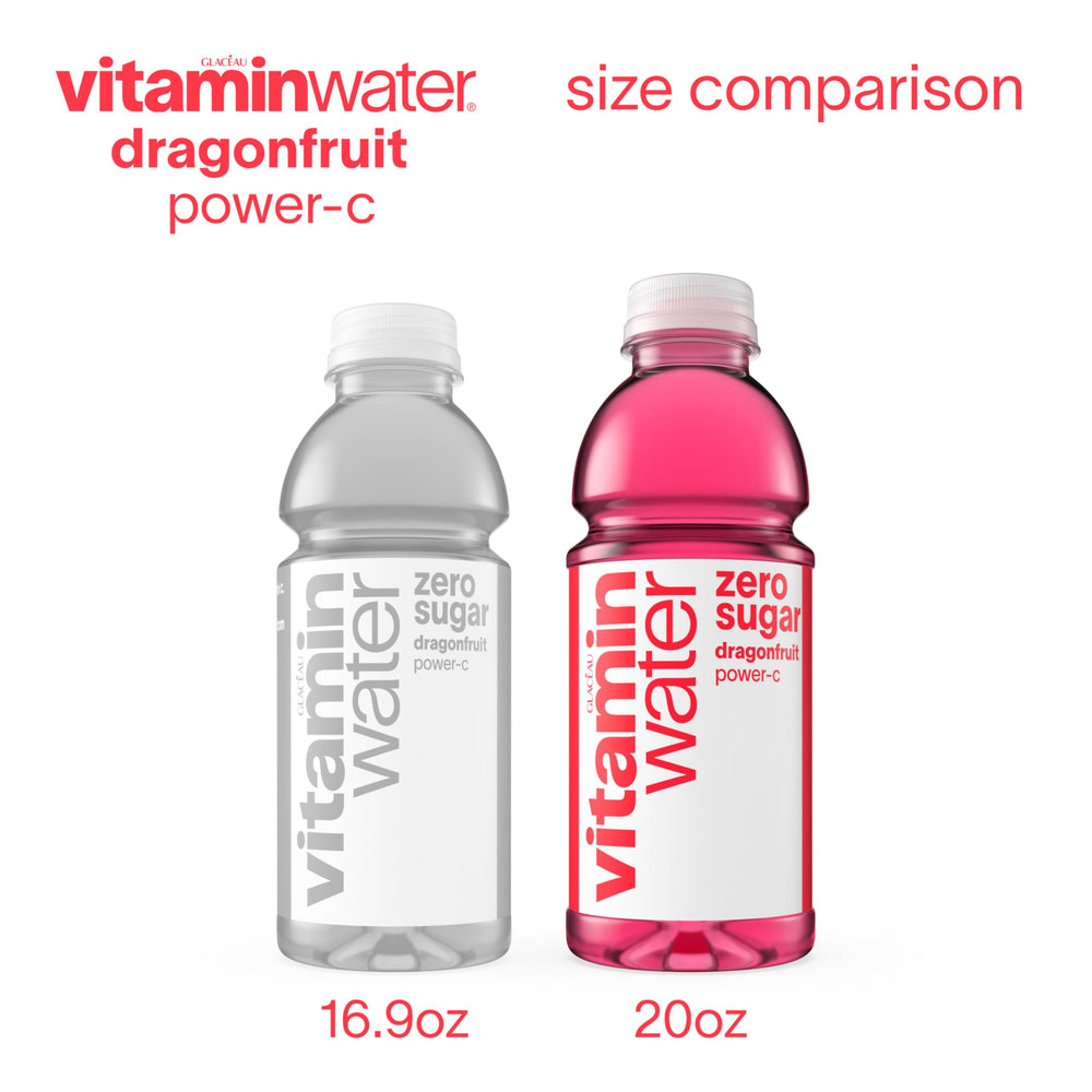 vitaminwater etiqueta nutricional enfocada en vitaminas y electrolitos