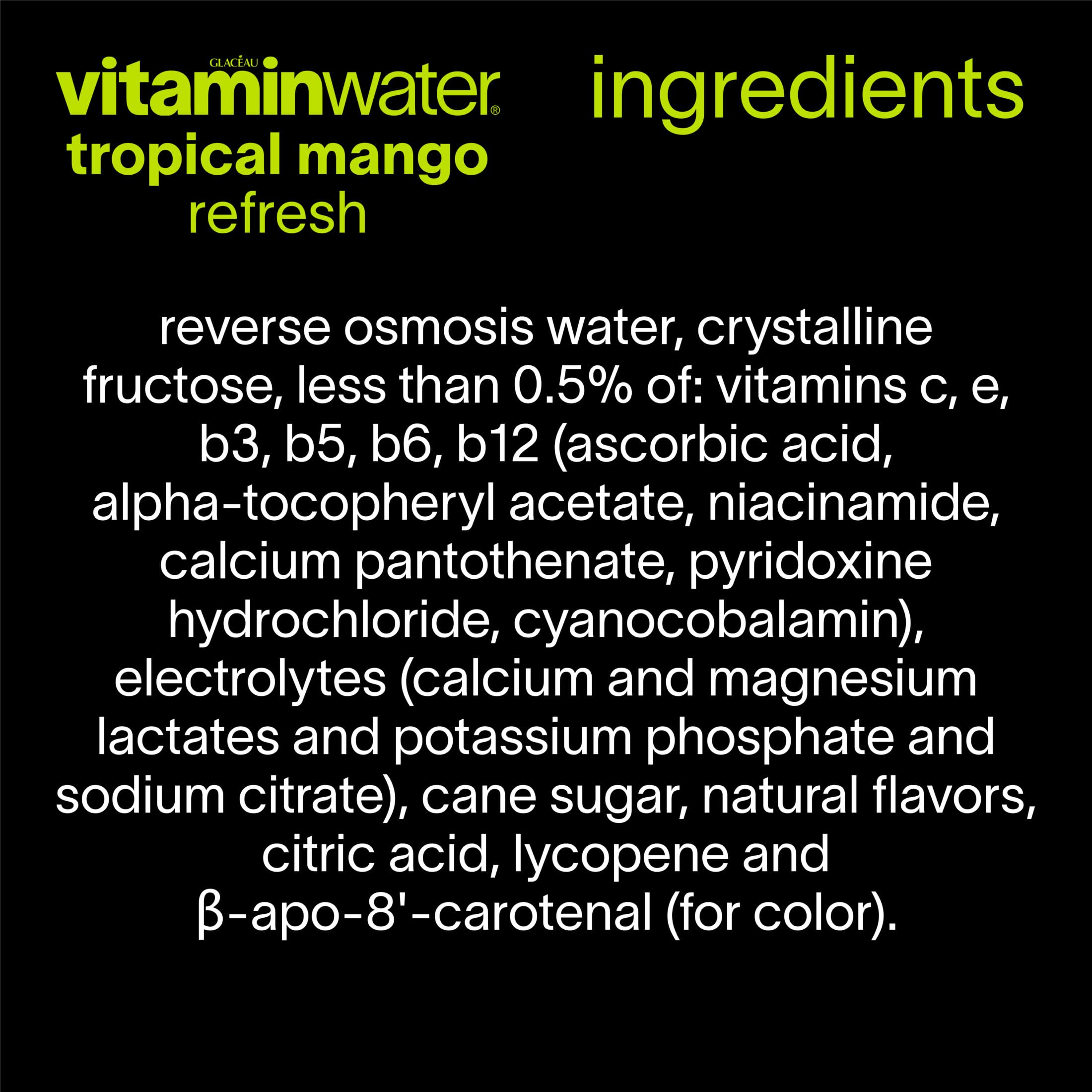vitaminwater botella junto a una regla para comparar tamaño de 20 fl oz
