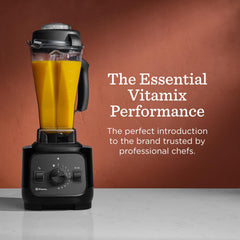 Vitamix VX1 64-ounce container close-up highlighting geometry for efficient vortex blending