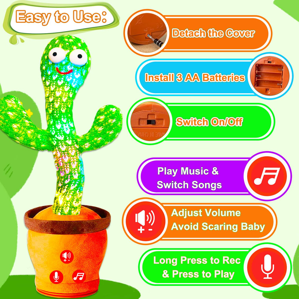 Vitosup cactus envuelto como regalo ideal para cumpleaños y baby showers