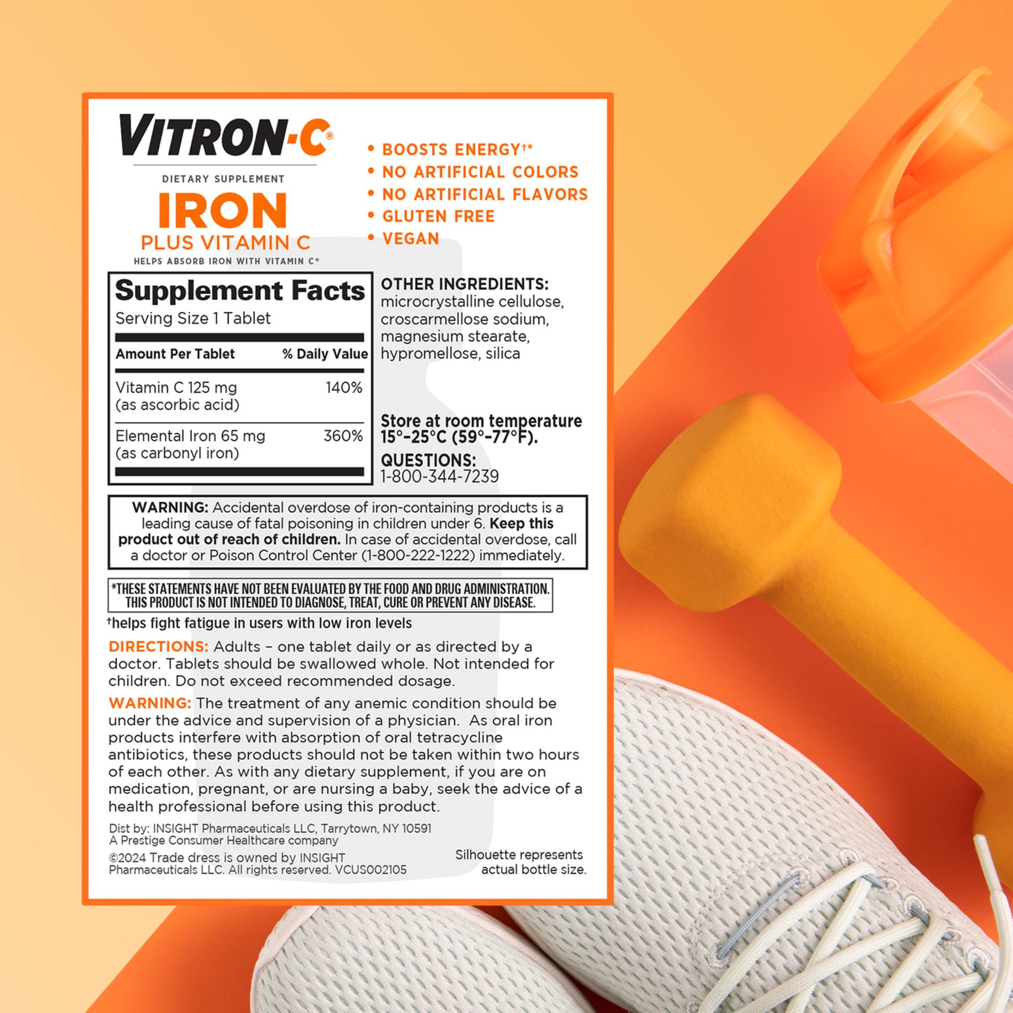 Vitron-C pack doble mostrando los dos frascos para suministro prolongado